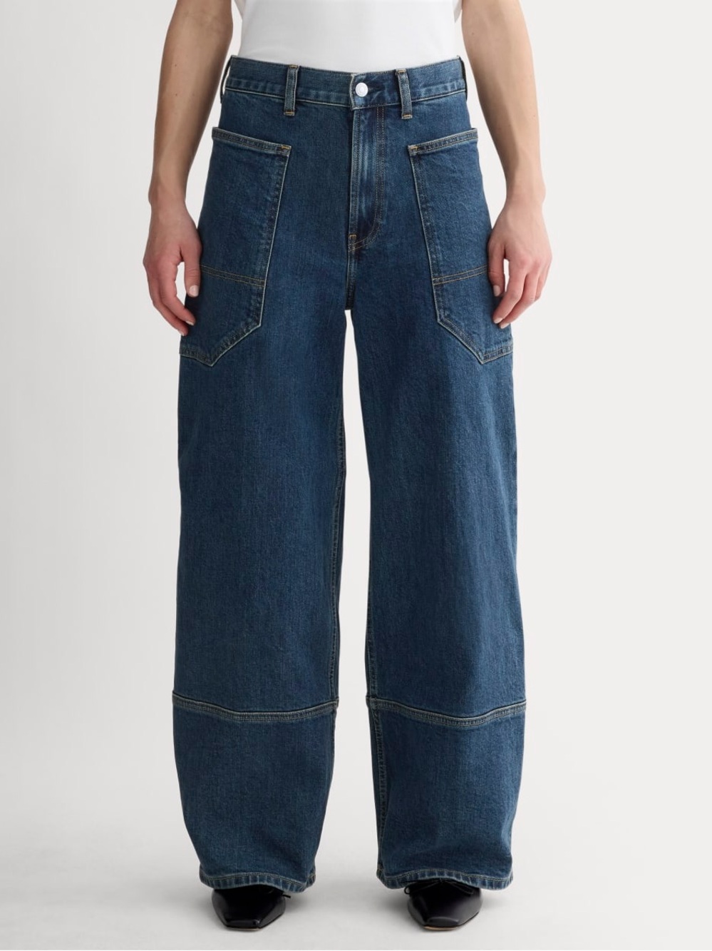 Everlane THE WAY-HIGH GARDENER JEAN Vintage Indigo Size 25 Regular